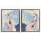 Stupell Industries Spotted Greyhound Dogs 2 pc Framed Floater Canvas Wall Art Set Design by Melissa Wang